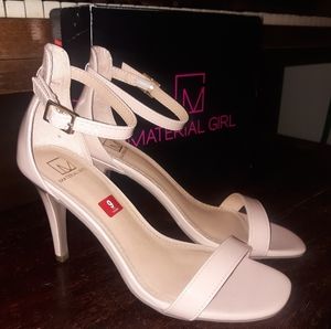 Madden Girl Open Toe Heels in Nude